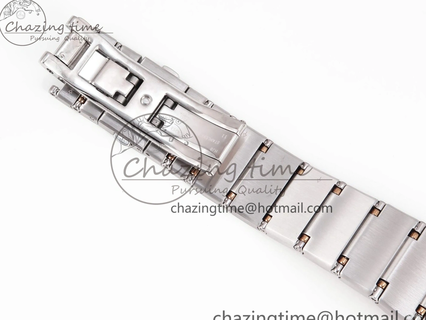 0414 Constellation 39mm SS RG ASWF 1:1 Best Edition White Diamonds Dial on SS RG Bracelet A Minimalist 7772